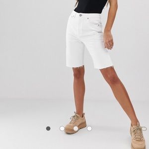ASOS | NWT recycled denim farleigh longline shorts